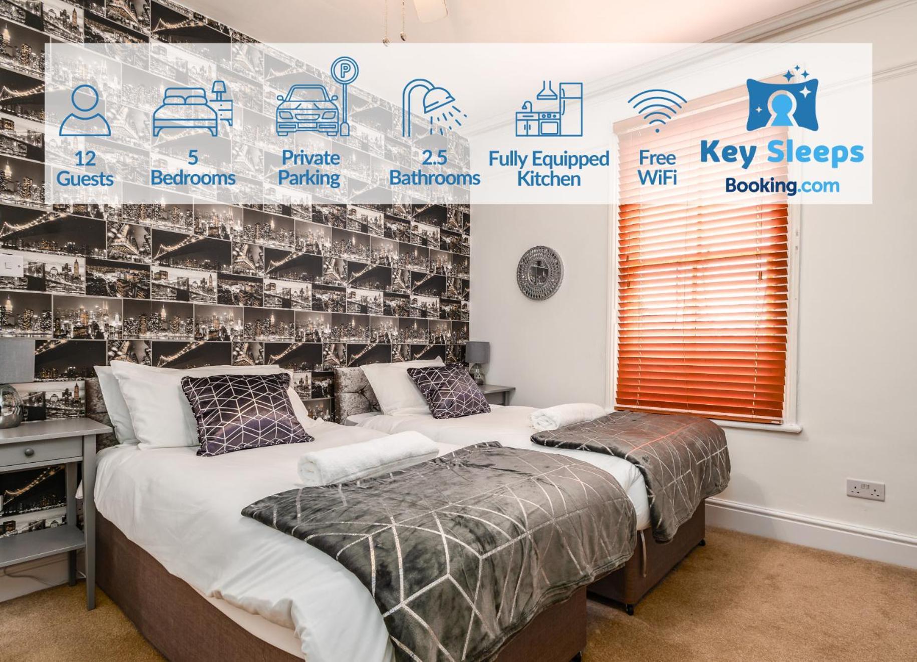 Spacious Contractor House For Large Groups - Private Parking Northampton Esterno foto